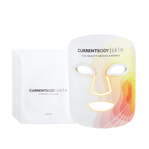 CurrentBody Skin LED 4-in-1 Face Mask x Hydrogel Face Masks (10 Pack) (Worth $650)