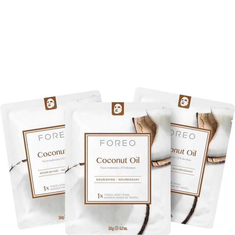FOREO Coconut Oil Nourishing Sheet Mask | CurrentBody US