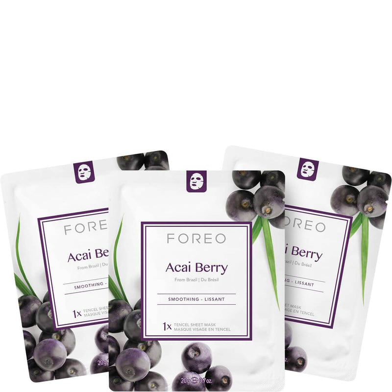 Face US Mask Berry Acai Sheet CurrentBody | Firming FOREO