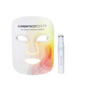 CurrentBody Skin LED 4-in-1 Face Mask x NuFACE Fix Bundle (Worth $715)