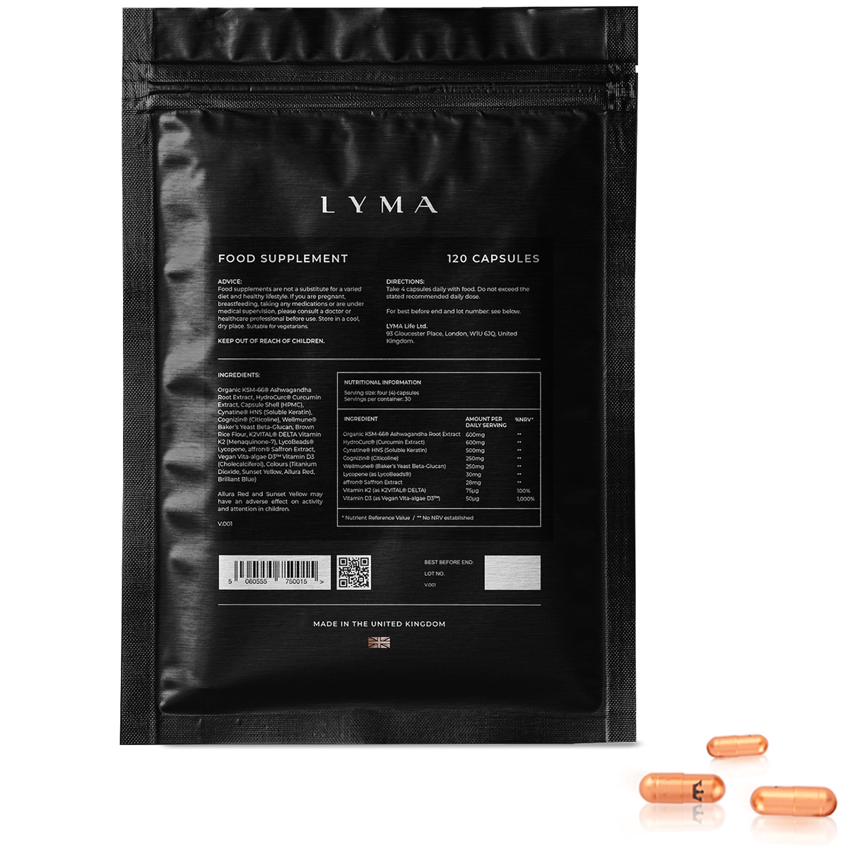 The LYMA Supplement Refills (30-day supply) - 120 Capsules | CurrentBody USA